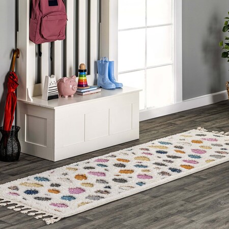 Nuloom Maybelle Braided Tassle Modern Area Rug 2ft 8in x 8ft OZOT09A-2808